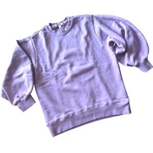 Agolde Los Angeles Thora Balloon Sleeve Lavender Purple Pullover  XS